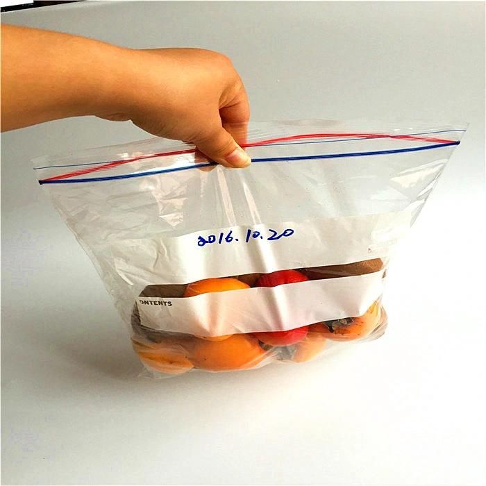 Transaprant Single Color Zipper Zip Lock Extra Large Ziploc Bag