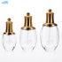 Vista 50ml 120ml 150ml Lotion Cosmetics Glass Bottle with Gold Cap