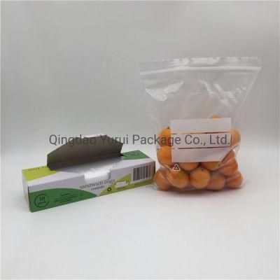 LDPE Plastic Sandwich Zipper Reclosable Bags