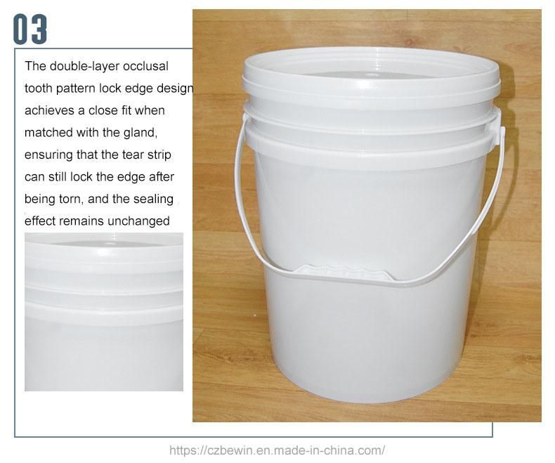 New Material 18L Plastic Bucket with Nozzle