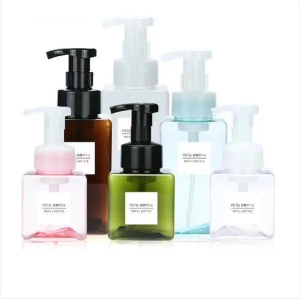 China Custom Color Milliliter Cosmetic Perfume Plastic Pet Bottle with Lotion Pump