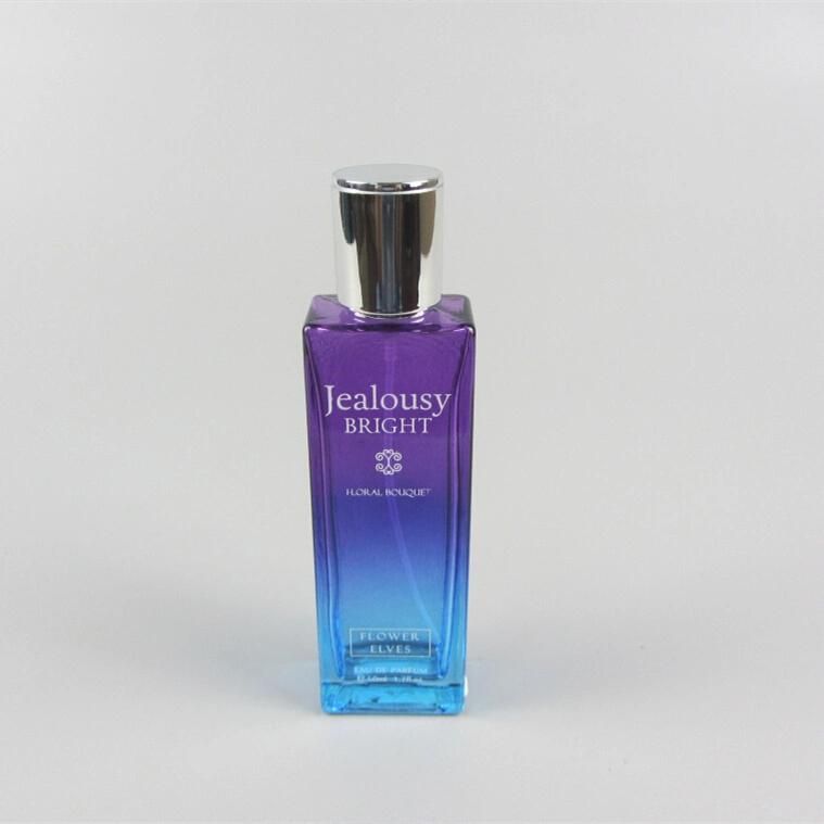 Wholesale 50ml Perfume Spray Glass Bottle with Painting