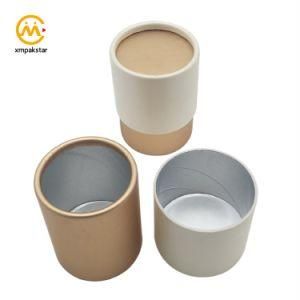 Customized Printing Food Grade Small Cardboard Aluminum Foil Powder Tea Packaging Paper Tube