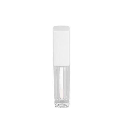 Hot-Sale Lip Gloss Tube Packaging with Brush White Customized Empty Lip Gloss Containers Tube