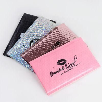 Custom Pink Water Proof Shock Resistance Recycling Mailing Padded Envelope Mailing Courier Mailer Postal Satchels Bubble Mailers