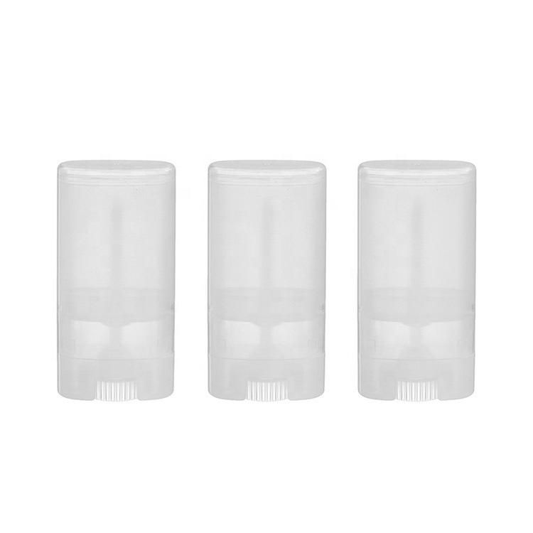 Ready to Ship 15g Flat Empty Deodorant Stick Tube for Lip Balm