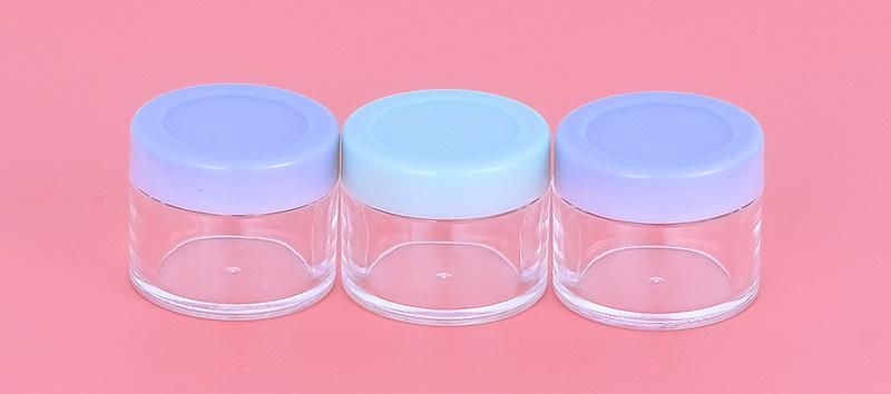 10g Empty Cute Transparent Clear Jar for Makeup Packaging