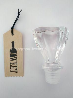 Hot Sale Glass Liquor Bottle T Shape Crystal Glass Stopper