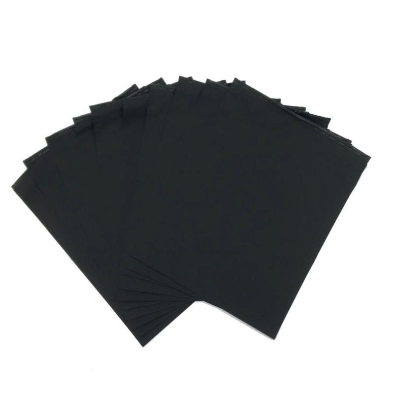 Poly Bag Black Matt Packaging Bags with Zipper 30*40cm in Stock