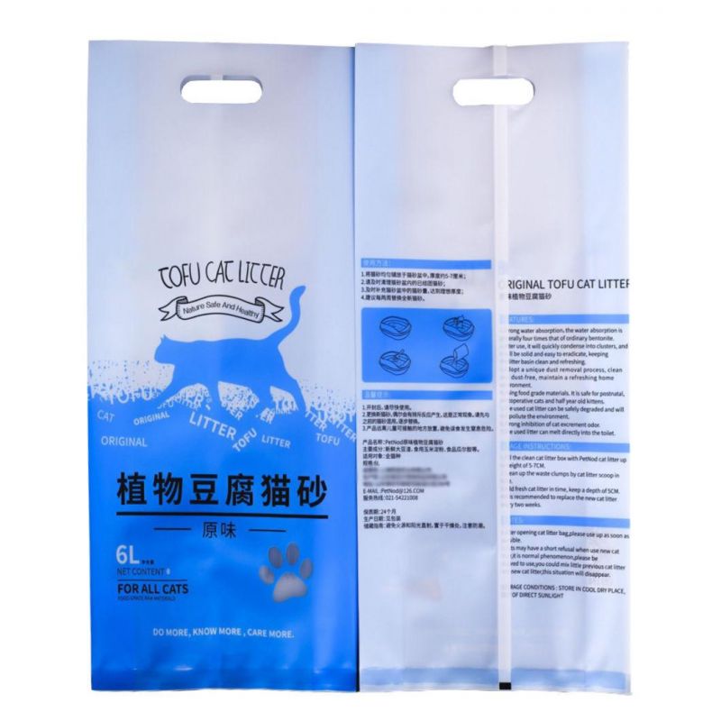 Closed Cat Litter Quality Polyethylene Cat Litter Packaging Bag 20kg 25kg 50kg for Sale