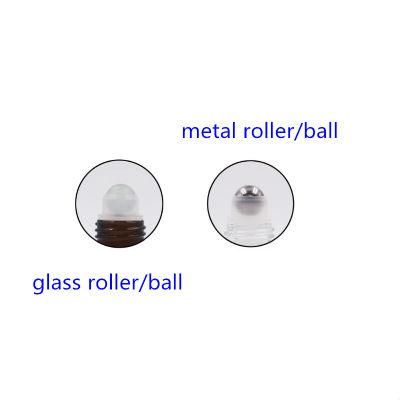 10ml Gradient Color Essential Oil Empty Perfume Bottle 10cc Roller Ball Thick Glass Roll on Durable for Travel