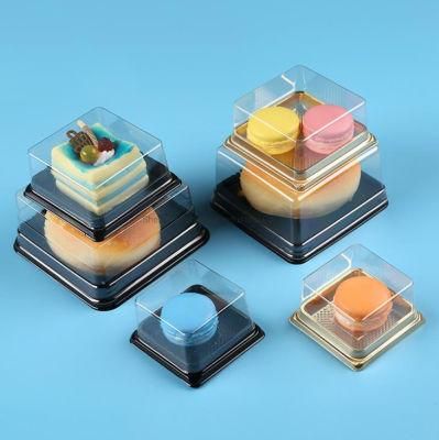 Disposable Clear Pet Plastic Cake Bakery Food Packaging Box