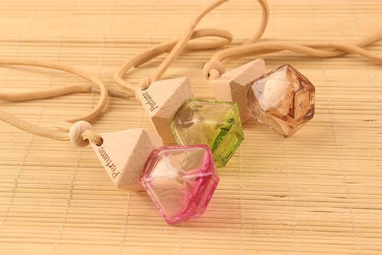 Car Air Freshener Scent Perfume Bottle Diffuser Fragrance Hanging Empty Decor Bottle Car Hanging Ornament 8ml