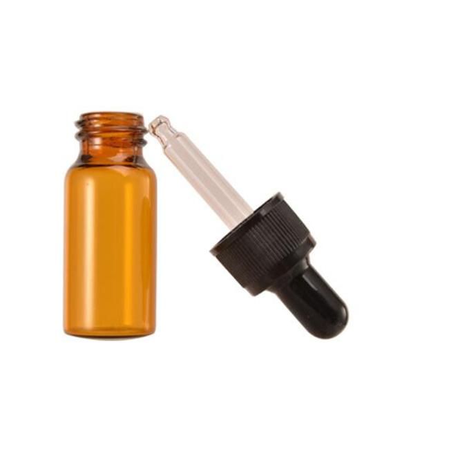 Amber Glass Essential Oil Bottle