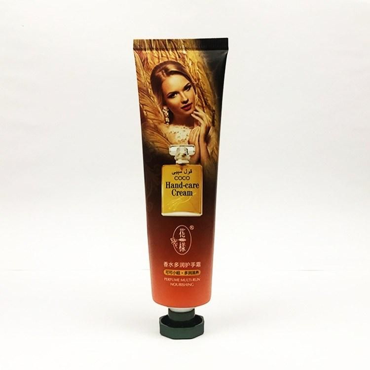 Body Care Cosmetic Aluminum Plastic Packaging Hose Chocolate Body Lotion Tube 120ml