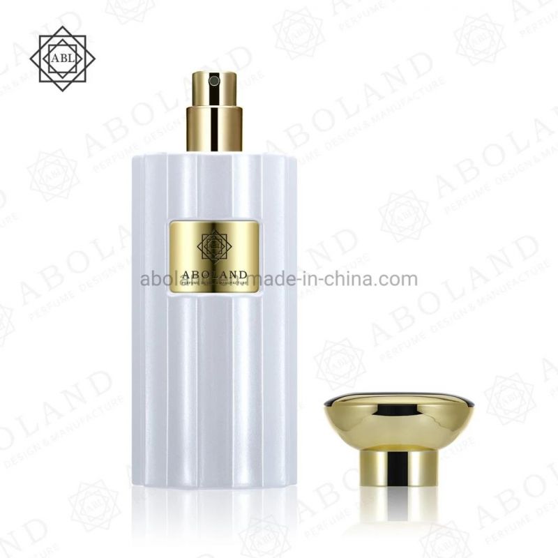 Wholesale White Cylindrical Glass Bottle -100ml Empty Perfume Bottle