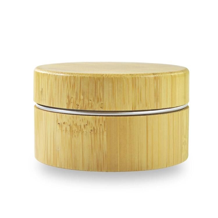 30g Bamboo Aluminum Jar for Cosmetic Packaging