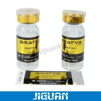 Custom Printed Waterproof Medicine Pharmaceutical Packaging 10ml Steroid Vial Labels and Boxes