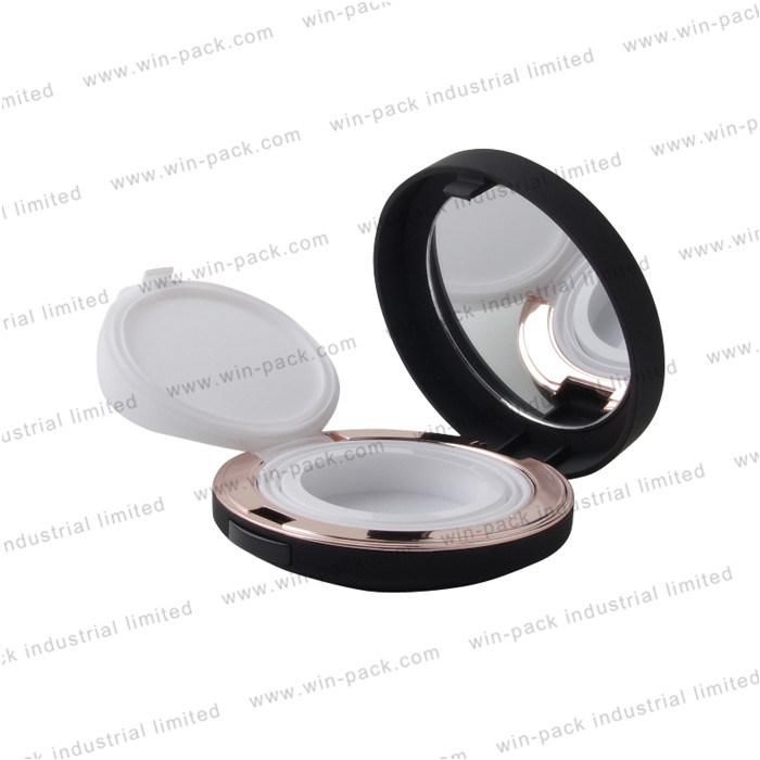 Empty Round Powder Compact Mirror Pocket for Cosmetic