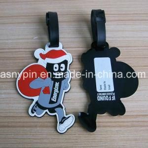 Soft PVC Cute Santa Claus 2D Luggage Tags