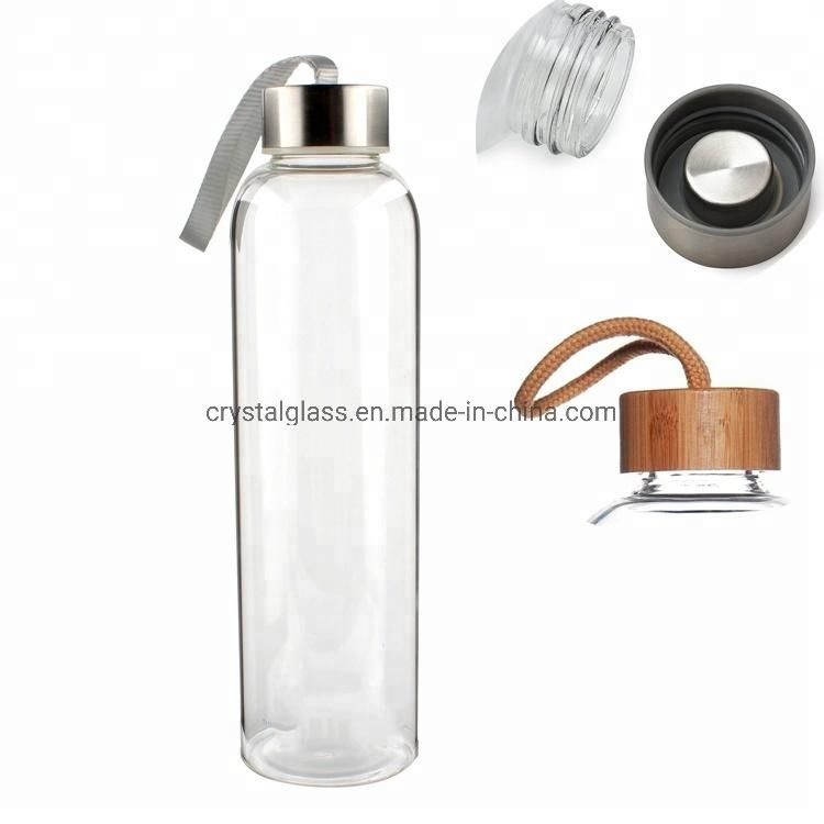 Free Samples 10oz 14oz 18oz Mineral Water Bottle with Sliver Lid 750ml 1L