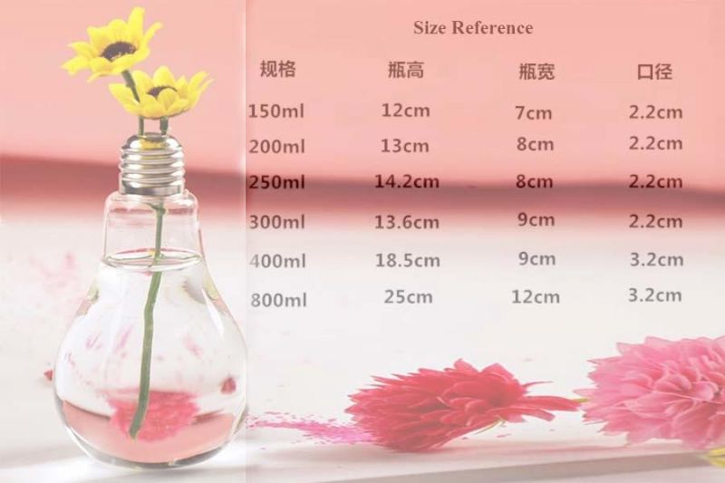 Lamp Beverage Bottle Vase