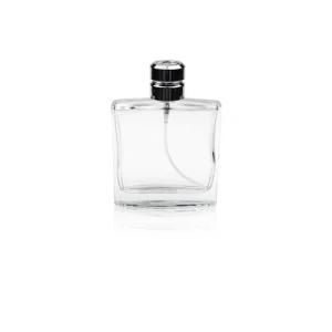 High Quality 100ml Transparent Square Perfume Bottle with Logo, Multi-Style Perfume Bottle