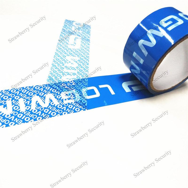 Tamper Evident Void Open Security Carton Sealing Tape for Packing Use