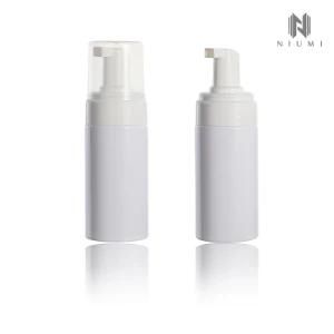 120ml Ready Stock Foam Bottle White Facial Mousse Liquid Bottle Plastic Container with Foam Pump