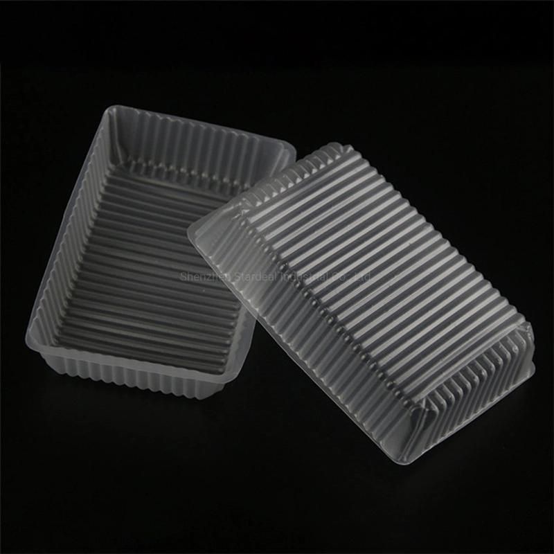 Clear Transparent Square Shape Disposable Plastic Pastry Containers