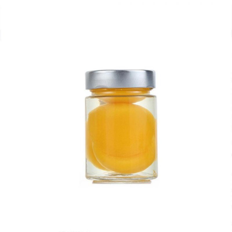 380ml Straight Side Jam Good Honey Glass Jar with Deep Lid