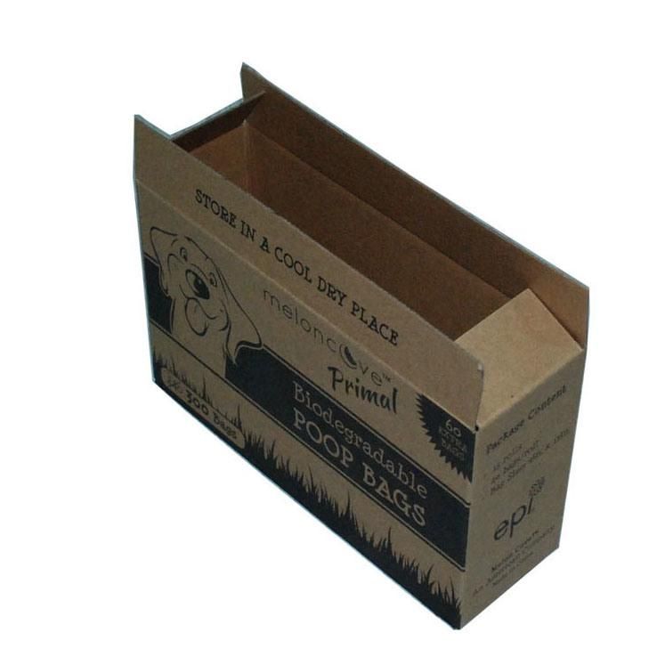 Flexo Printing Brown Kraft Paper Box with Competitive Price