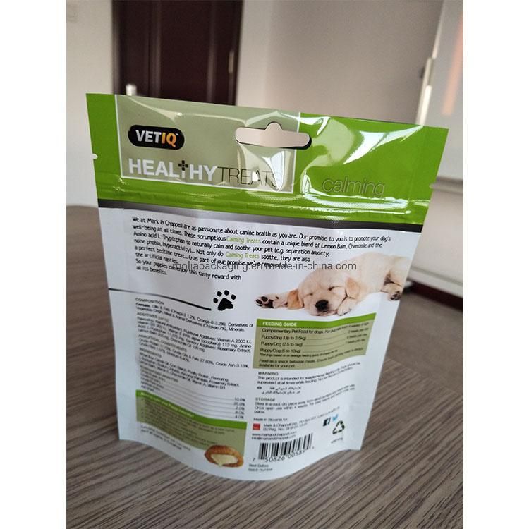 Moisture-Proof Pet Food Composite Packaging Recolsable Plastic Bags