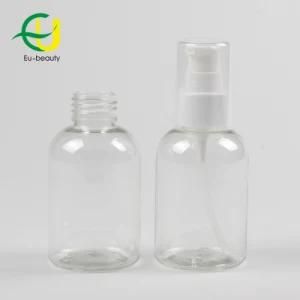 Natural Color Spray Pump with Transparent Plastic Bottle