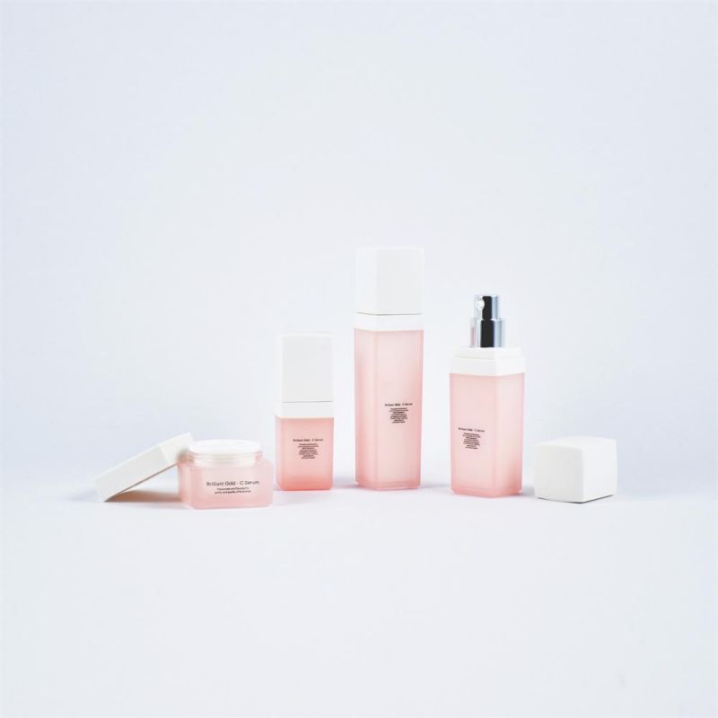 Luxury Cosmetic Packaging Acrylic Lotion Pump Bottle and Cream Jar