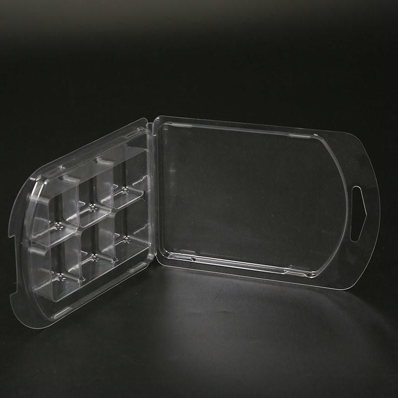 PET/PVC Clear Plastic Boxes Cavities Clamshell Blister tray Cosmetic Packaging Boxes