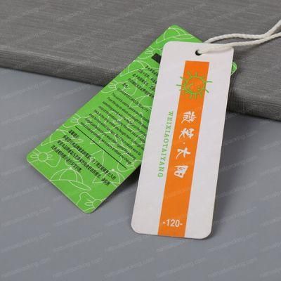 Paper Clothing Label Garment Fashion Hang Tag