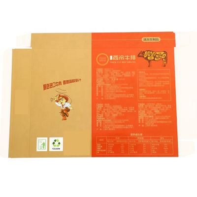 Manufacturer Custom Printed Frozen Food Steak Packaging Paper Box