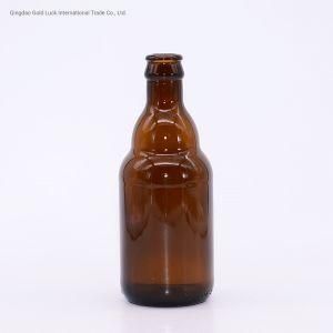 300ml Wholesale Amber Beer Whisky Glass Bottle