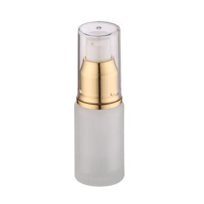 Exquisite Workmanship Cosmetic Glass Lotion Bottles with Pump 15ml 20ml 30ml 50ml