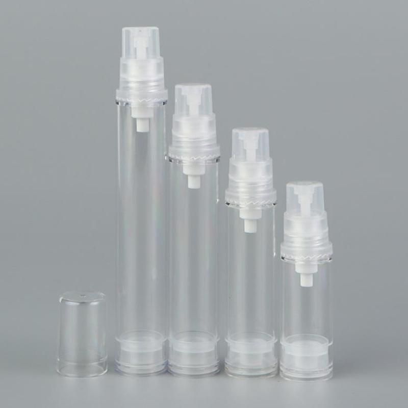 5ml 10ml 12ml 15ml Empty Plastic Clear Perfume Bottles with Sprayer Pump Transparent Press Pump