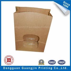 Brown Kraft Paper Sandwich Packaging Bag with PE Laminated