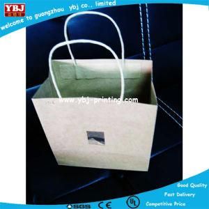 Colorful Cheap Shopping Kraft Paper Bag with Tissue Handle