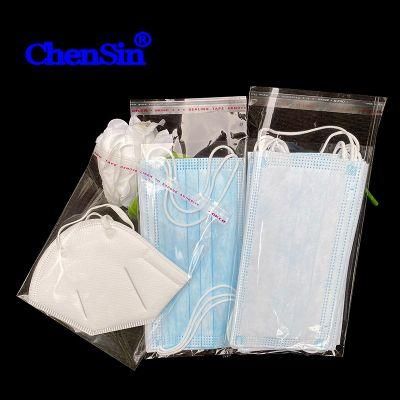 Stock BOPP Packaging Bag for Book Cloths Food Face Mask