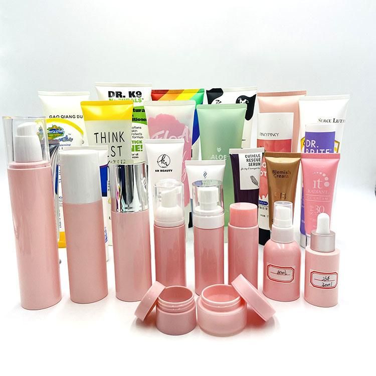 Empty Plastic Hand Cream Tube Skincare Cosmetic Package