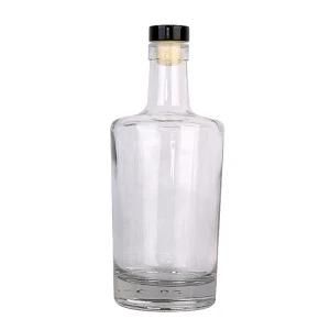 750ml High Quality Liquor Glass Bottle with Rubber Stopper