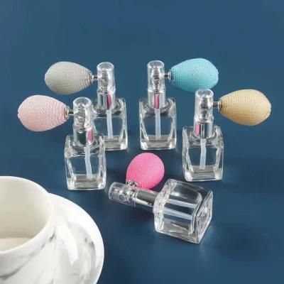 8ml/10ml Custom Logo Makeup Glitter Powder Sprayer Bottle Thick Glass Square Spraying Tool Hair Spray Bottle