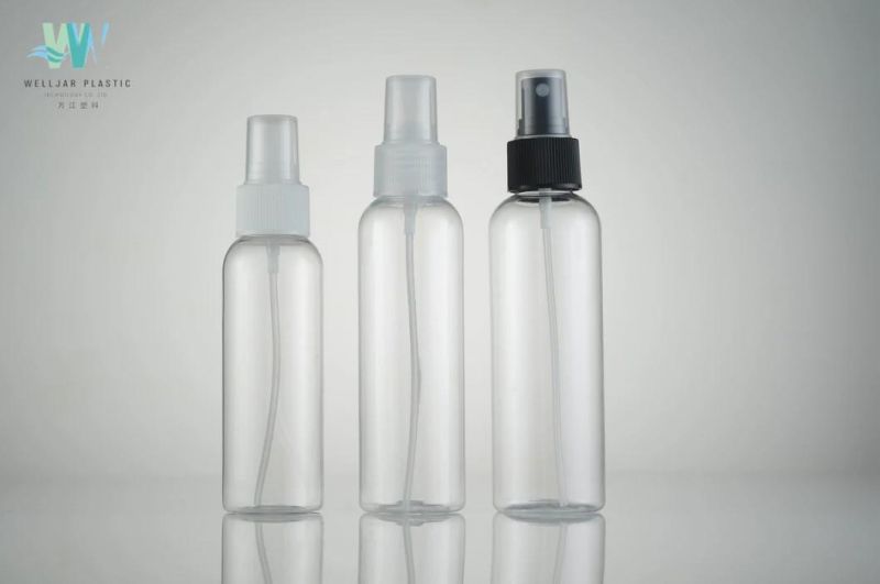 Pet Transparent 120ml Bottle of Round Shoulder