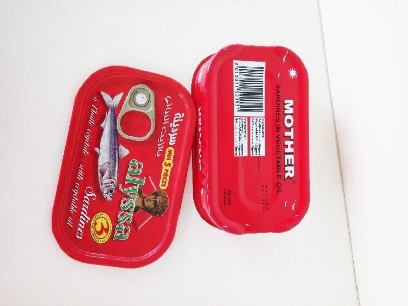 311# Quarter Club Tin Can for 125g Sardine Fish