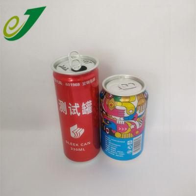 Custom Color Printing Empty Aluminum Coffee Cans Sleek Can 330ml